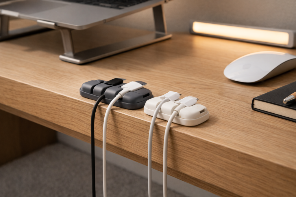 Desk cable management