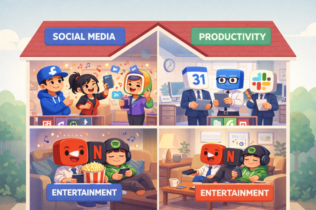 Mobile apps in house