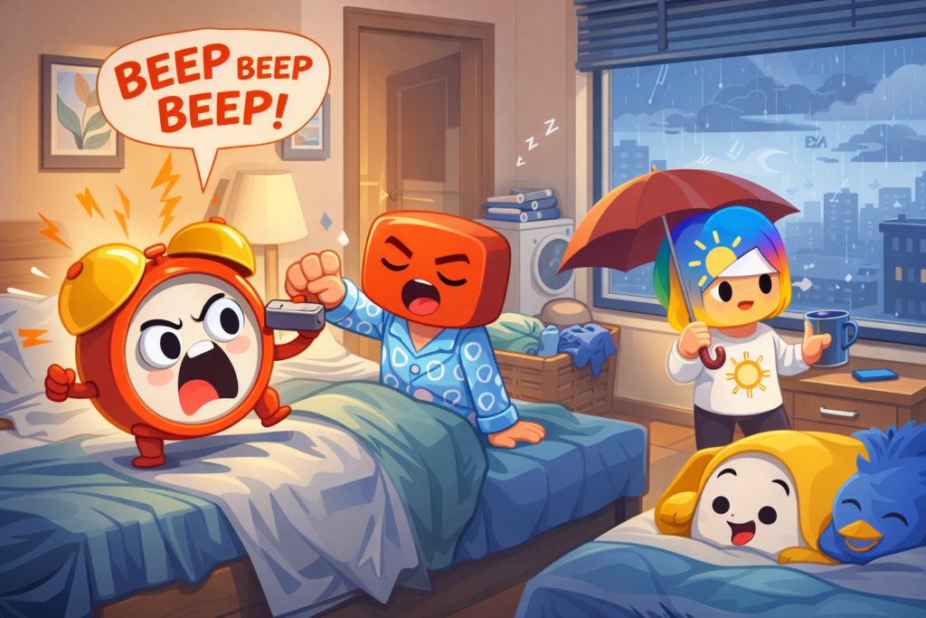 Morning Routine Scene