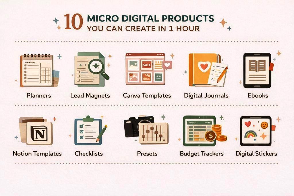 10 micro digital products to create quickly