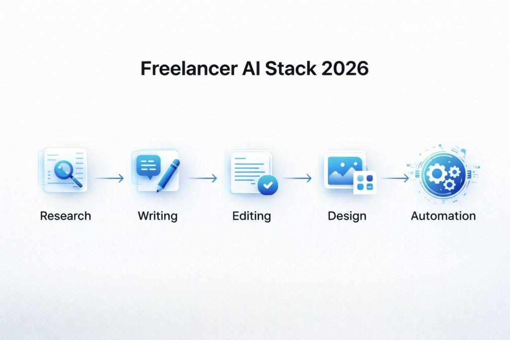 freelancer AI stack 2026