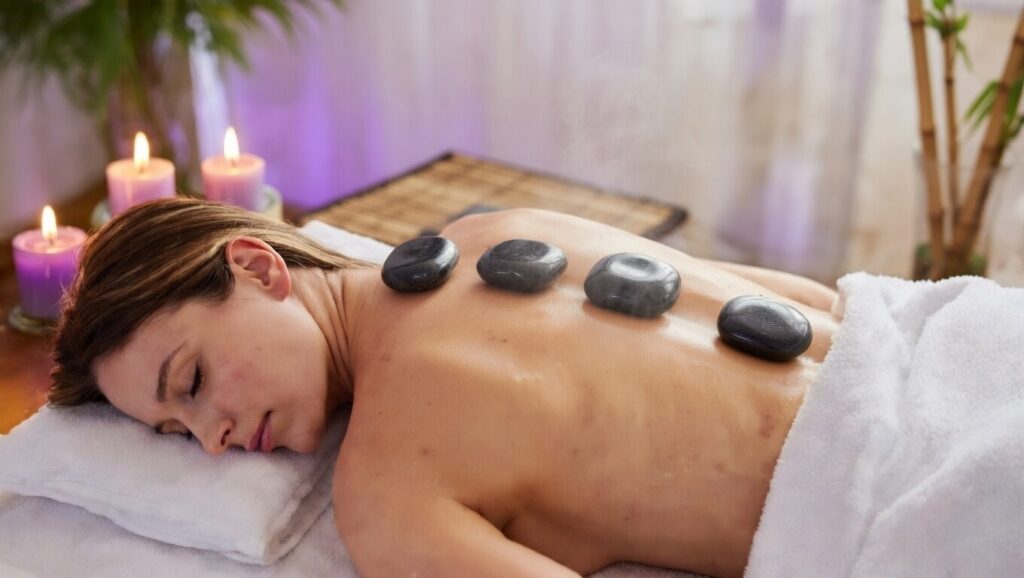 Hot stone massage