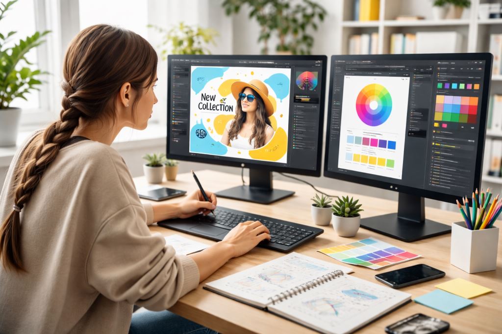 Student graphic designer