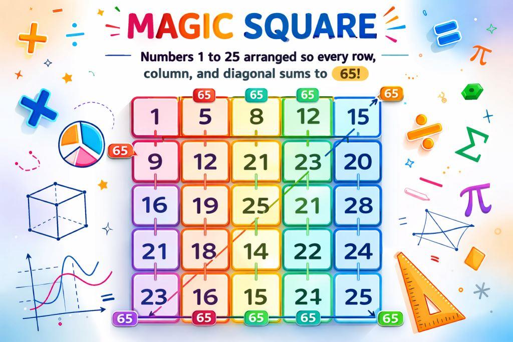 Understanding the 5×5 Magic Square