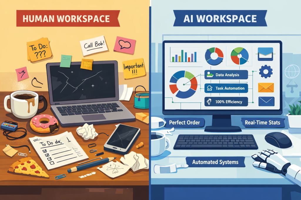 human lifestyle vs AI-like lifestyle